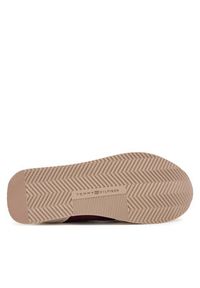 TOMMY HILFIGER - Tommy Hilfiger Sneakersy Easy Runner FW0FW08836 Beżowy. Kolor: beżowy. Materiał: zamsz, skóra #4