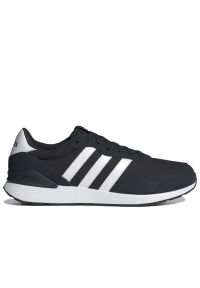 Adidas - Buty męskie adidas Run 60s 4.0 JR6622 - czarne. Kolor: czarny. Materiał: zamsz, skóra, materiał, guma. Szerokość cholewki: normalna. Sport: bieganie