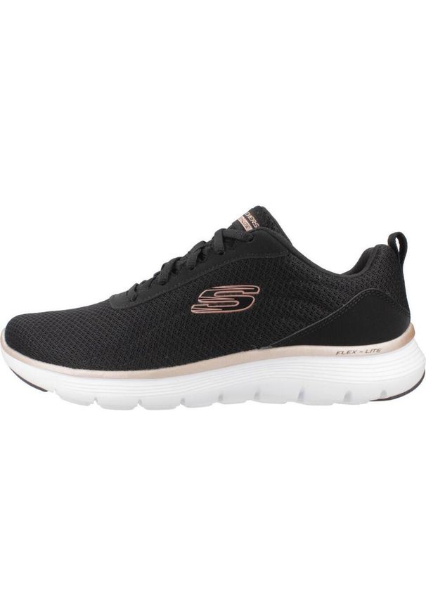 skechers - Tenisówki Skechers Model Flex Appeal 5.0 Kolor Czarny. Kolor: czarny. Materiał: tkanina. Model: Skechers Sport. Sport: turystyka piesza
