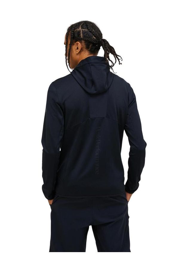 Bluza Peak Performance męska Utility Light Zip Hood czarna - XL. Kolor: czarny