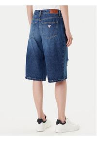 Guess Jeans Szorty jeansowe W5YD1D D5R22 Niebieski Regular Fit. Kolor: niebieski. Materiał: bawełna #4
