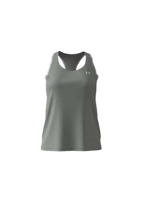 Damski tank top Under Armour Tech™. Kolor: zielony, biały, wielokolorowy. Sport: fitness