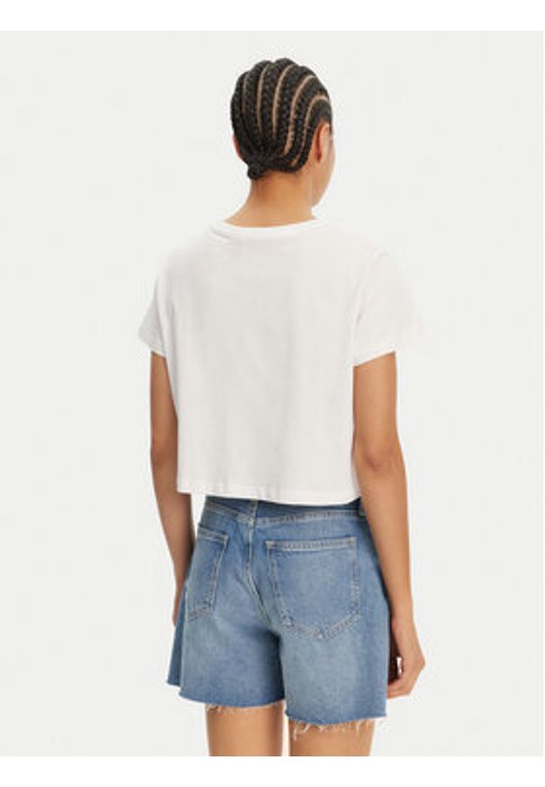 Roxy T-Shirt ERJZT05921 Biały Relaxed Fit. Kolor: biały. Materiał: bawełna