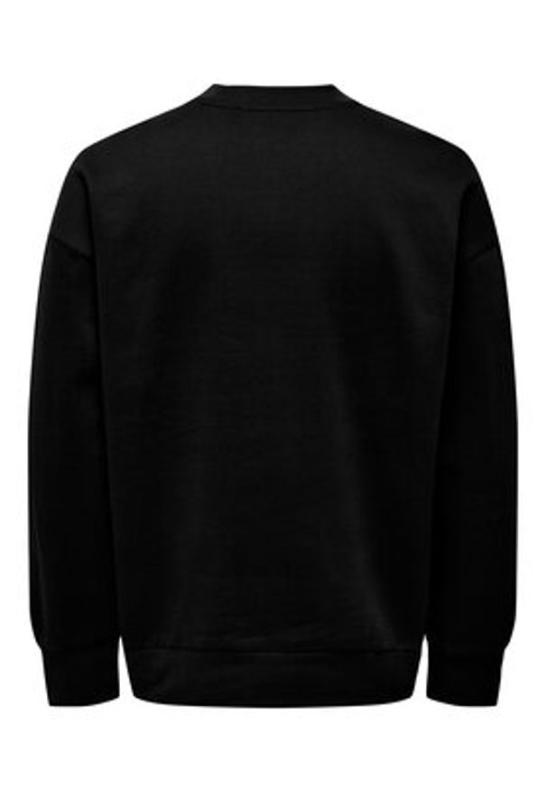 Only & Sons Bluza 22026662 Czarny Relaxed Fit. Kolor: czarny. Materiał: bawełna