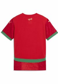 Puma - Koszulka dla dzieci Maroc CAN 2025. Kolor: czerwony, wielokolorowy, zielony. Sport: piłka nożna