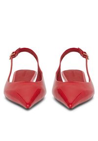 Gino Rossi - GINO ROSSI Baleriny VICI-V1895-105-2 Czerwony. Kolor: czerwony. Materiał: lakier, skóra #5