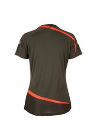 T-shirt damski Koszulka sportowa Hummel Tech 2 Poly Jersey Women. Kolor: szary, pomarańczowy, wielokolorowy. Materiał: jersey