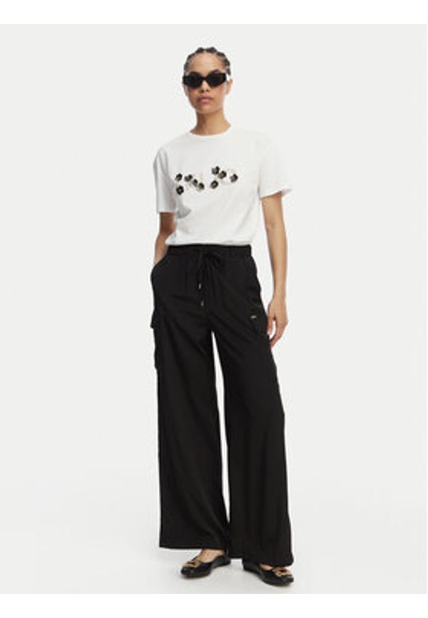 Liu Jo T-Shirt WA6238 JS923 Biały Regular Fit. Kolor: biały. Materiał: bawełna