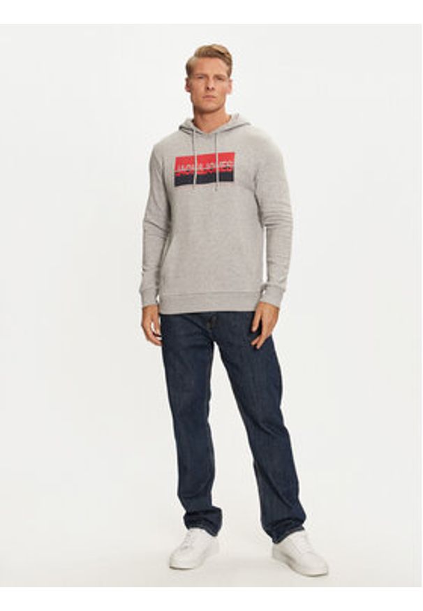 Jack & Jones - Jack&Jones Bluza Nolan 12256849 Szary Standard Fit. Kolor: szary. Materiał: syntetyk