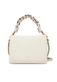 Coccinelle Torebka BOHEME GRANA DOUBLE Biały. Kolor: biały. Materiał: skórzane #3