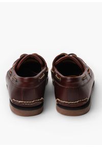 Timberland Classic Boat 2 Eye Mokasyny męskie. Okazja: na co dzień. Zapięcie: sznurówki. Kolor: brązowy. Materiał: guma, skóra. Szerokość cholewki: normalna. Sezon: lato. Styl: casual, elegancki, klasyczny #6