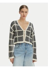 only - ONLY Kardigan Loa 15356436 Czarny Regular Fit. Kolor: czarny. Materiał: bawełna #1