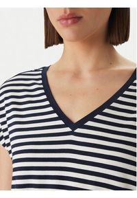 Morgan T-Shirt 261-DIVA Granatowy Regular Fit. Kolor: niebieski. Materiał: wiskoza #5
