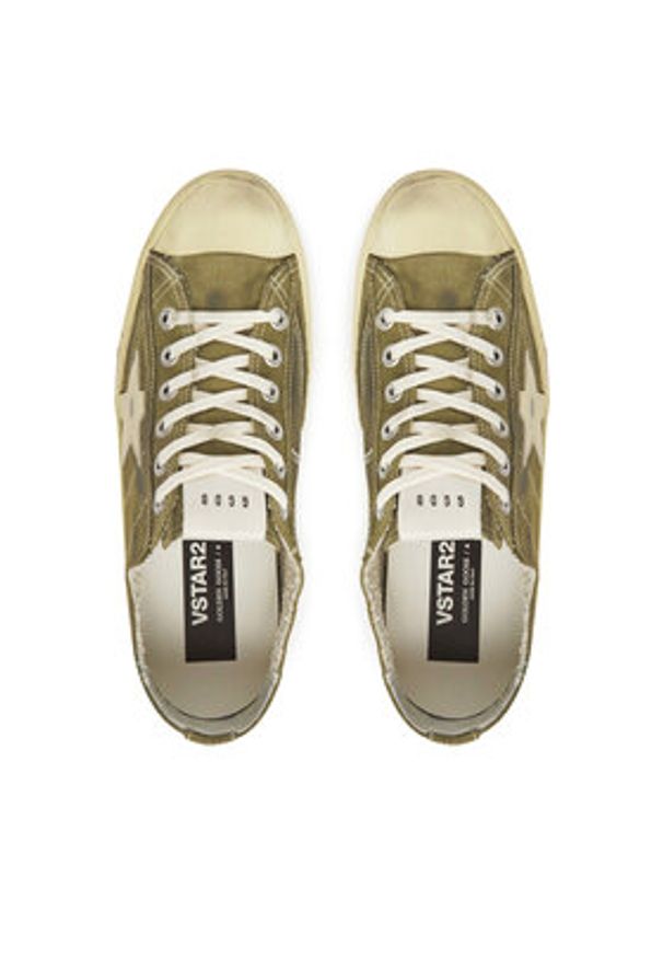 GOLDEN GOOSE - Golden Goose Trampki MF00129.F003417.35817 Khaki. Kolor: brązowy. Materiał: zamsz, skóra