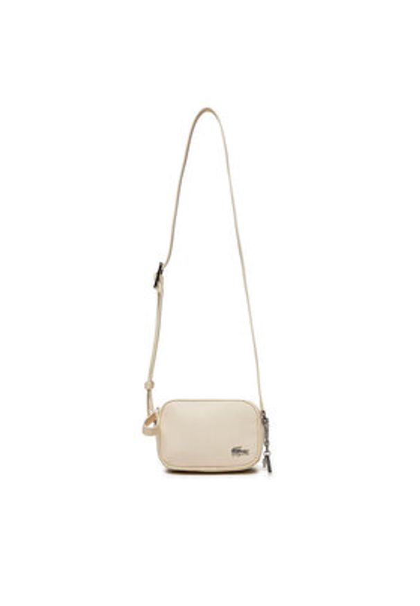 Lacoste Torebka NF4364DB Écru. Materiał: skórzane