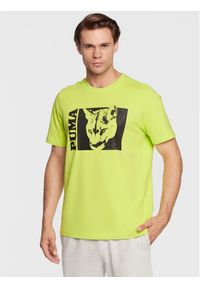 Puma T-Shirt Timeout 53648401 Zielony Relaxed Fit. Kolor: zielony. Materiał: bawełna