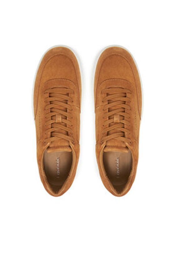 Calvin Klein Sneakersy Clean Cup Low Laceup Oxf Su HM0HM01880 Biały. Kolor: biały. Materiał: skóra