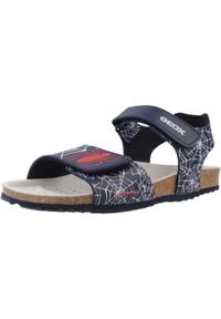 Geox - Sandały GEOX J GHITA BOY Niebieski. Kolor: niebieski. Materiał: syntetyk, tkanina. Sezon: lato