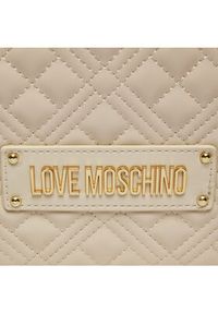 Love Moschino - LOVE MOSCHINO Torebka JC4230PP0ILA0110 Beżowy. Kolor: beżowy. Materiał: skórzane #4