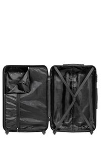 Ochnik - Komplet walizek na kółkach 19''/24''/28''. Kolor: czerwony. Materiał: guma, poliester, materiał, kauczuk #9