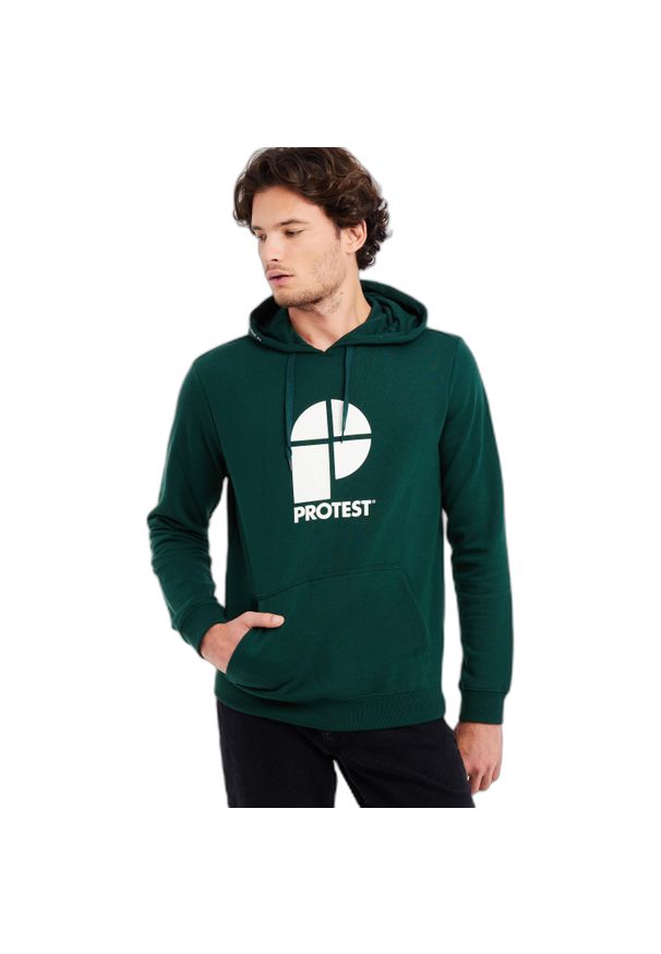 Bluza z kapturem Protest Classic Logo. Typ kołnierza: kaptur. Kolor: zielony, szary, wielokolorowy
