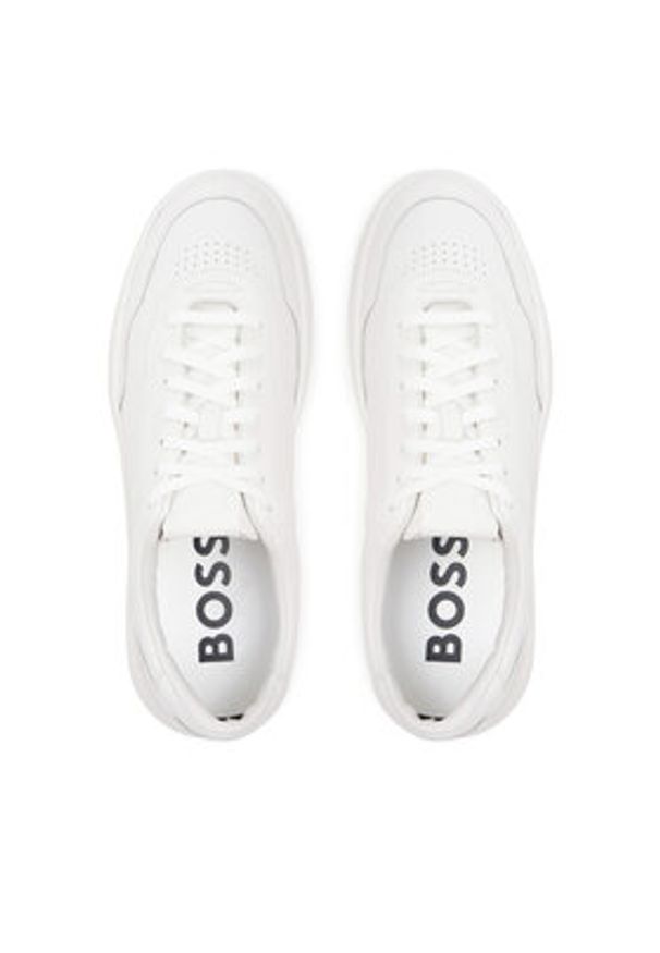 BOSS - Boss Sneakersy Baltimore 50536484 Biały. Kolor: biały. Materiał: skóra