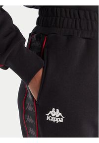 Kappa Spodnie dresowe Banda Adina 311M8HW Czarny Regular Fit. Kolor: czarny. Materiał: syntetyk #4