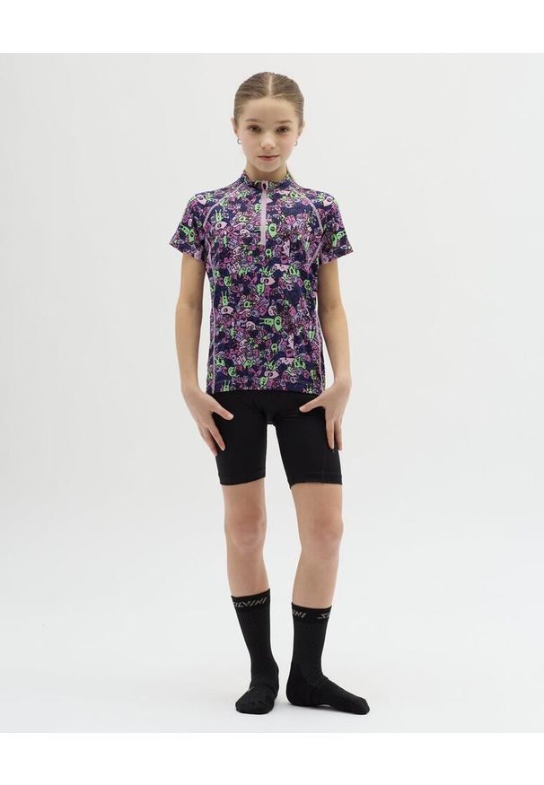 Silvini - Koszulka rowerowa (z krótkim rękawem) dziecięca SILVINI Junior Jersey SCRIVIA. Kolor: różowy. Materiał: jersey. Długość rękawa: krótki rękaw. Długość: krótkie