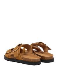 DeeZee Klapki CEO-HSCB25230318-2 Brązowy. Kolor: brązowy. Materiał: materiał #8