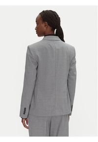 BOSS Marynarka Jaleto9 50543302 Szary Slim Fit. Kolor: szary. Materiał: wełna #3