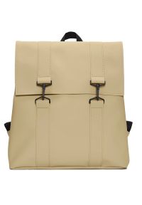 Plecak Rains MSN Bag W3 13300-24 - beżowy. Kolor: beżowy. Materiał: poliester, materiał. Styl: elegancki #1