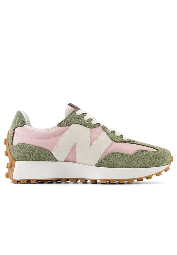 Buty New Balance WS327FT - multikolor. Zapięcie: sznurówki. Kolor: wielokolorowy. Materiał: zamsz, skóra, guma. Szerokość cholewki: normalna