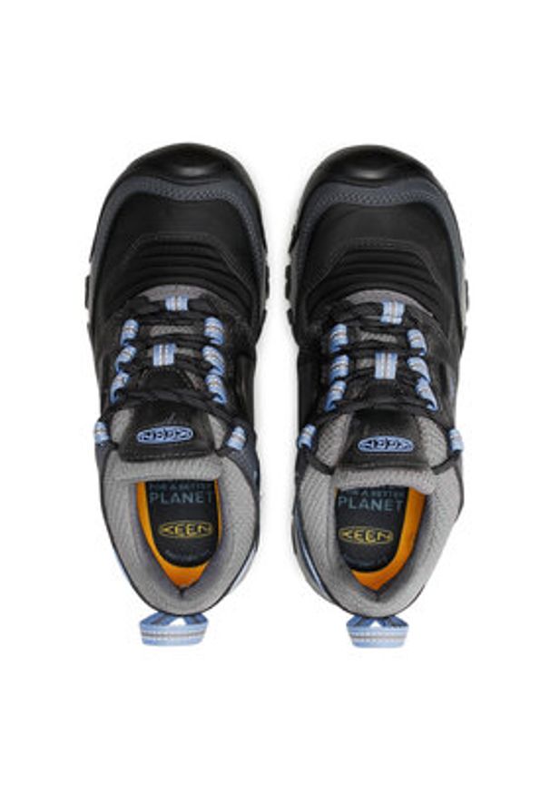 keen - Keen Trekkingi Ridge Flex Wp W 1024923 Czarny. Kolor: czarny. Materiał: nubuk, skóra