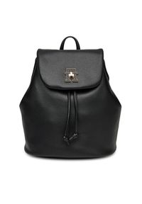 TOMMY HILFIGER - Tommy Hilfiger Plecak Th Modern Backpack AW0AW17470 Czarny. Kolor: czarny. Materiał: skóra