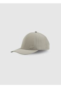 4f - 4F Czapka z daszkiem strapback uniseks - szara XS/S (56cm). Kolor: szary. Styl: sportowy, klasyczny, casual #1