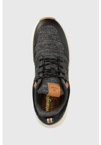 Wrangler sneakersy Sequoia kolor czarny. Nosek buta: okrągły. Zapięcie: sznurówki. Kolor: czarny. Materiał: guma #2