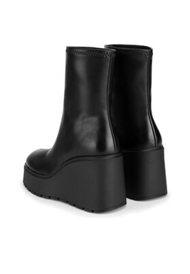 DeeZee Botki HY60195-1 Czarny. Kolor: czarny. Materiał: skóra