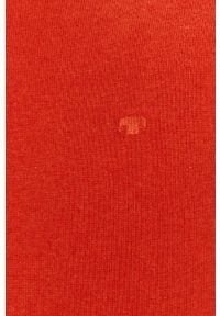 Tom Tailor - Sweter. Okazja: na co dzień. Kolor: czerwony. Materiał: bawełna, dzianina. Długość rękawa: długi rękaw. Długość: długie. Wzór: gładki. Styl: casual #2