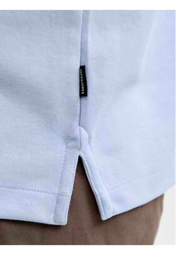 Jack & Jones Polo Rblaethan 12292992 Błękitny Regular Fit. Typ kołnierza: polo. Kolor: niebieski. Materiał: syntetyk