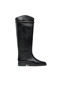 Gino Rossi Kozaki 222FW130 Czarny. Kolor: czarny. Materiał: skóra #4