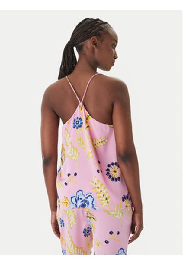 LOLA CASADEMUNT Top LS2615061 Różowy Regular Fit. Kolor: różowy. Materiał: syntetyk