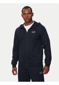 EA7 Emporio Armani Bluza 8NPM33 PJVRZ 0562 Granatowy Regular Fit. Kolor: niebieski. Materiał: bawełna #1