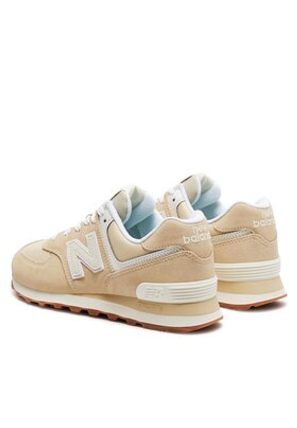New Balance Sneakersy WL574QB2 Beżowy. Kolor: beżowy. Materiał: materiał. Model: New Balance 574