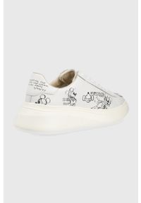 MOA Concept buty double gallery kolor biały. Nosek buta: okrągły. Zapięcie: sznurówki. Kolor: biały. Materiał: guma. Obcas: na platformie #4