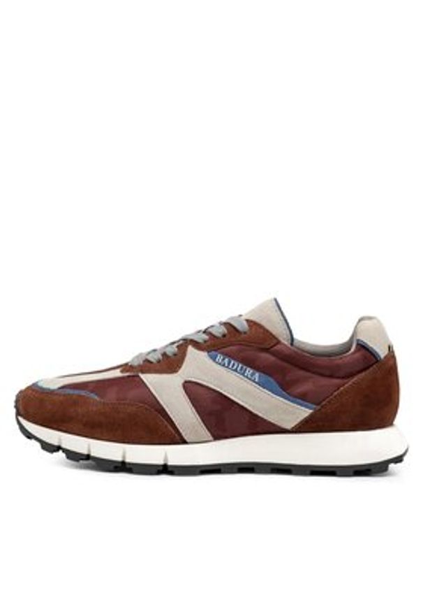 Badura Sneakersy JEFFREY-04 MI08 Bordowy. Kolor: czerwony. Materiał: materiał