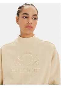 TOMMY HILFIGER - Tommy Hilfiger Bluza Varsity WW0WW43495 Beżowy Relaxed Fit. Kolor: beżowy. Materiał: bawełna, syntetyk #2