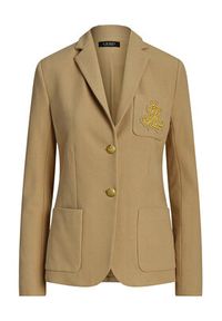 Lauren Ralph Lauren Marynarka 200797305013 Beżowy Regular Fit. Kolor: beżowy. Materiał: bawełna #4