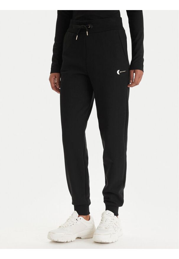 Armani Exchange Spodnie dresowe XW001848 AF18853 UC001 Czarny Regular Fit. Kolor: czarny. Materiał: bawełna