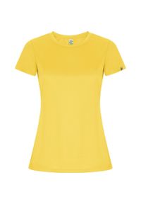 ROLY - Damska Koszulka Sportowa Imola. Kolor: żółty. Sport: turystyka piesza #1
