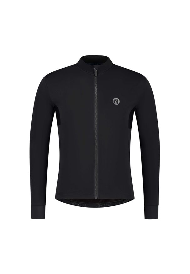 ROGELLI - Koszulka z długim rękawem męska Rogelli Distance Dwr. Kolor: czarny. Długość rękawa: długi rękaw. Długość: długie. Sport: kolarstwo